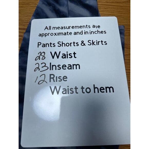 Athleta Women's 25” Salutation Stash Pocket ll 7/8 Tight 599748 Blue Size M - Picture 11 of 11